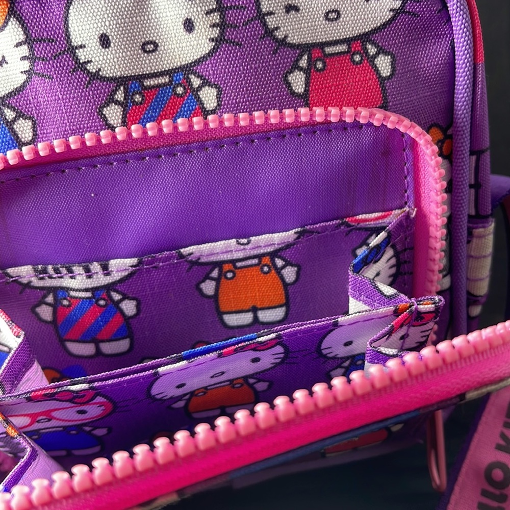 Hello Kitty Sanrio Adjustable Crossbody Purse Bag - Picture 6 of 7